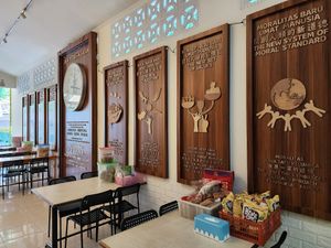 Inside at Green House Vegetarian in Jakarta