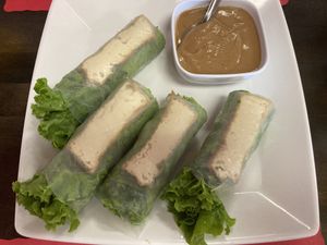 Tofu spring rolls  at Thai Thai in Fallbrook