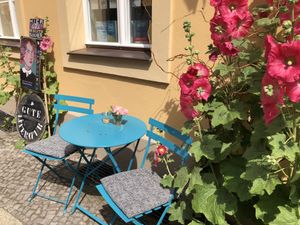 table at Coffifee in Stralsund