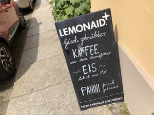 menu at Coffifee in Stralsund