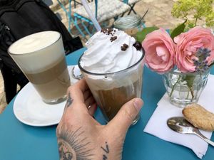 iced coffee at Coffifee in Stralsund