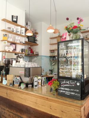 Cafe innen at Coffifee in Stralsund