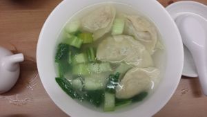 Dumpling Soup at Seven Bells Cafe in Tachikawa