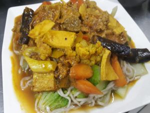 fried noodles at Ru Su Jia Zhen - VegeCherish in New Taipei City