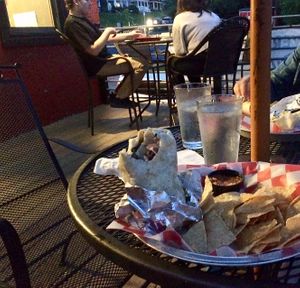 Vegan socialist burrito  at Burrito Union in Duluth