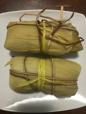 Humita blanca at La Verde in Lima