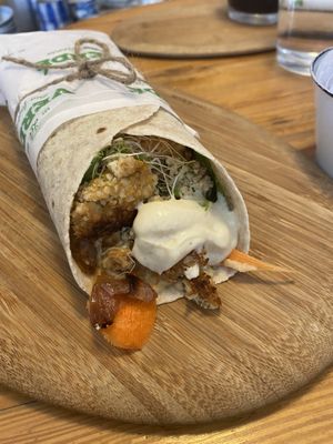 Vegan Shawarma at La Verde in Lima