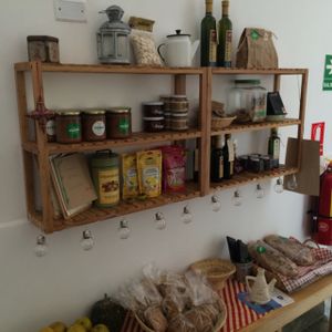 prepared foods at La Verde in Lima