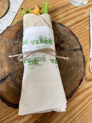 Falafel wrap #Veganuary at La Verde in Lima