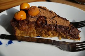 Todays tart.  at La Verde in Lima