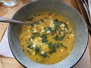 Soup of the day  at La Verde in Lima