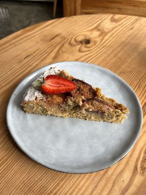 Apple-fig cake  at La Verde in Lima