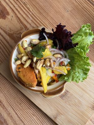 Ceviche de mango  at La Verde in Lima