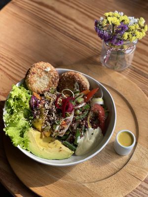 Falafel salad  at La Verde in Lima