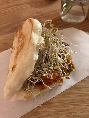 The bao bao. Wow the bun was so good, it almost made the entire dish. at La Verde in Lima