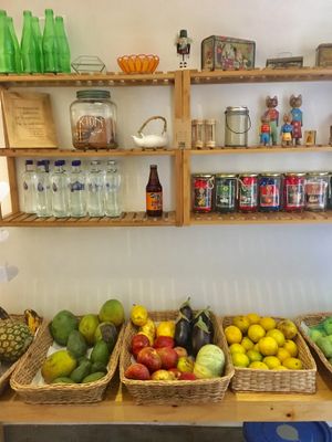 Great fresh fruit selection! at La Verde in Lima