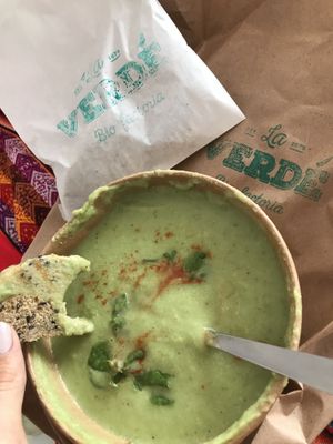 Soup at La Verde in Lima