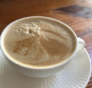 Brazil nut latte at La Verde in Lima