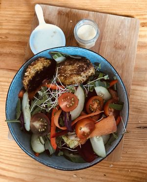 Super veggie bowl - amazing flavour !!!!!  at La Verde in Lima