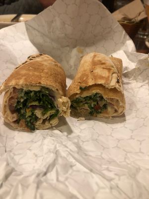 One of the veggie pitas at Aladdin's Eatery - Grandview in Columbus