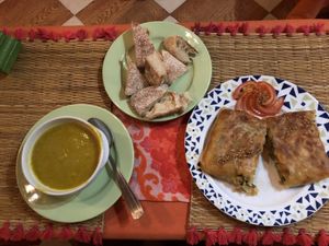 The Spread at Chez Khadija in Essaouira