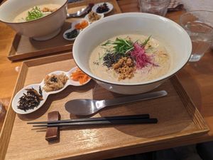 The dandan noodles at Gomacro in Kyoto