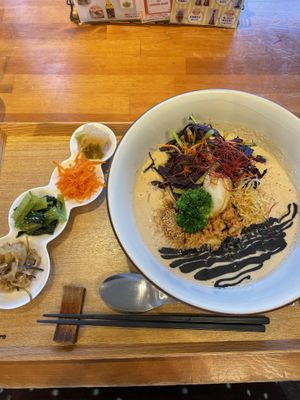 Sesame Tantanmen  at Gomacro in Kyoto