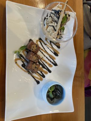 Assorted dessert  at Gomacro in Kyoto