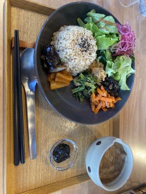 Bibimbap  at Gomacro in Kyoto