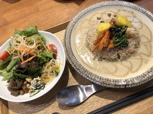 White Curry Meal Set at Gomacro in Kyoto
