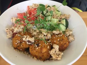 Something great and tasty - don't remember what it's called at Bliss Kitchen in Waterdown