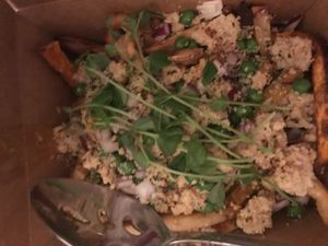 Curry Fries at Bliss Kitchen in Waterdown