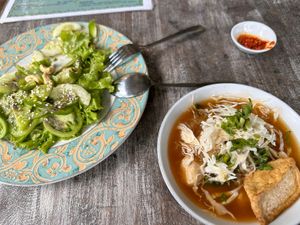 Bakso soup  at Giridhari in Kuta