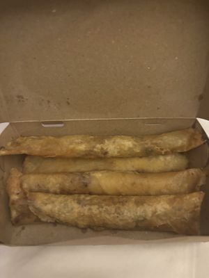 Banana spring rolls   at Giridhari in Kuta