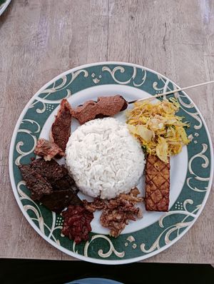 Nasi Campur at Giridhari in Kuta