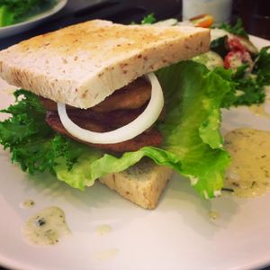 Tofu sandwich at Qcumber in Khao Lak