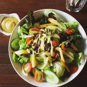 Apple and cheese salad at Qcumber in Khao Lak