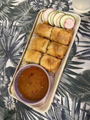 Springrolls were good   at Qcumber in Khao Lak
