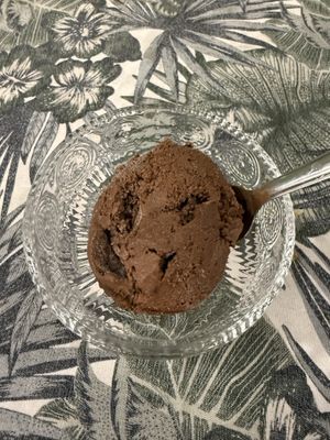 Very disappointing chocolate ice cream  at Qcumber in Khao Lak