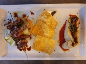 Vegan platter  at Bee in Lugano