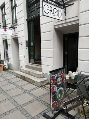 Outside at GRØD - Jaegersborggade in Copenhagen
