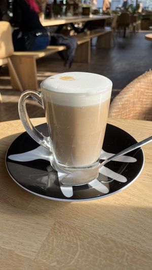 Mushroom latte   at Bagels & Beans - Vivaldistraat in Amsterdam