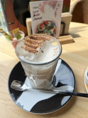 Just Coffee Latte (soya milk)   at Bagels & Beans - Vivaldistraat in Amsterdam