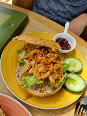 Bali bagel at Bagels & Beans - Vivaldistraat in Amsterdam