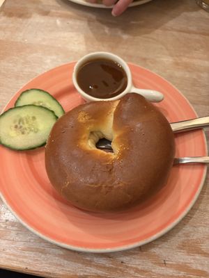 Nieuw vegan worstenbagel   at Bagels & Beans - Gierstraat in Haarlem