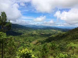 View from the rooms at Casa Botania. at Casa Botania in San Vito De Coto Brus