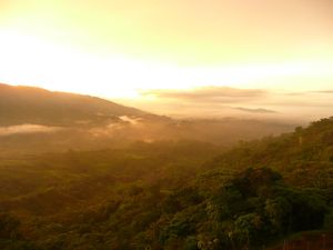 Sunset and apero time! at Casa Botania in San Vito De Coto Brus