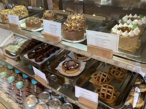 Vegan cakes  at Semilla in Santiago