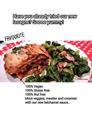 Lasagne at Vivo Cafe & Restaurant in West Bay