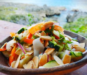 Coconut ceviche at Vivo Cafe & Restaurant in West Bay